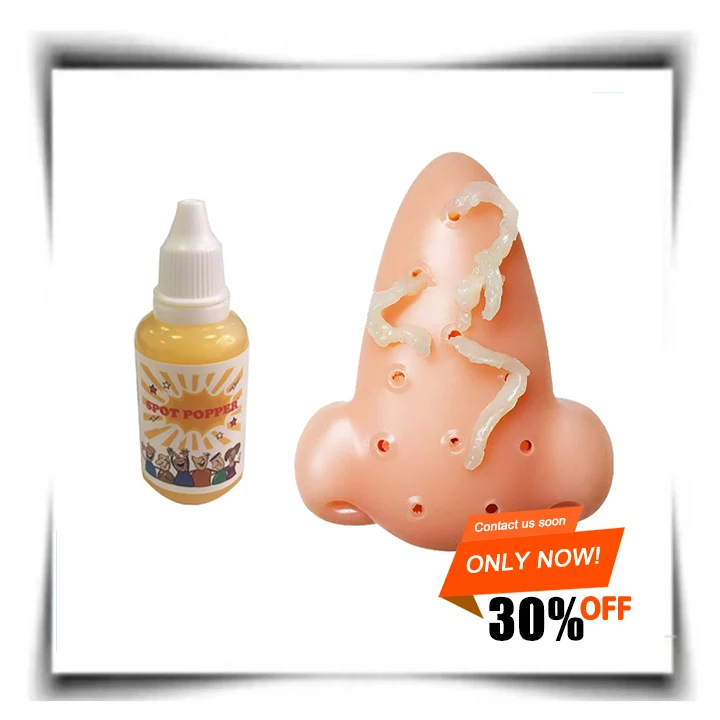 Factory outlet Best selling Creative Relief Decompression Toys Nose Squeeze Acne Toys New Strange Funny Toys