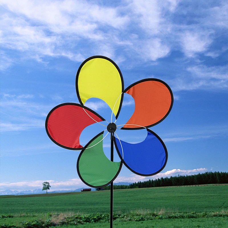 Лидер продаж, 2023, радужные вертушки, ветряные мельницы, декоративные Дворовые ветряные мельницы, садовые уличные ветряные мельницы