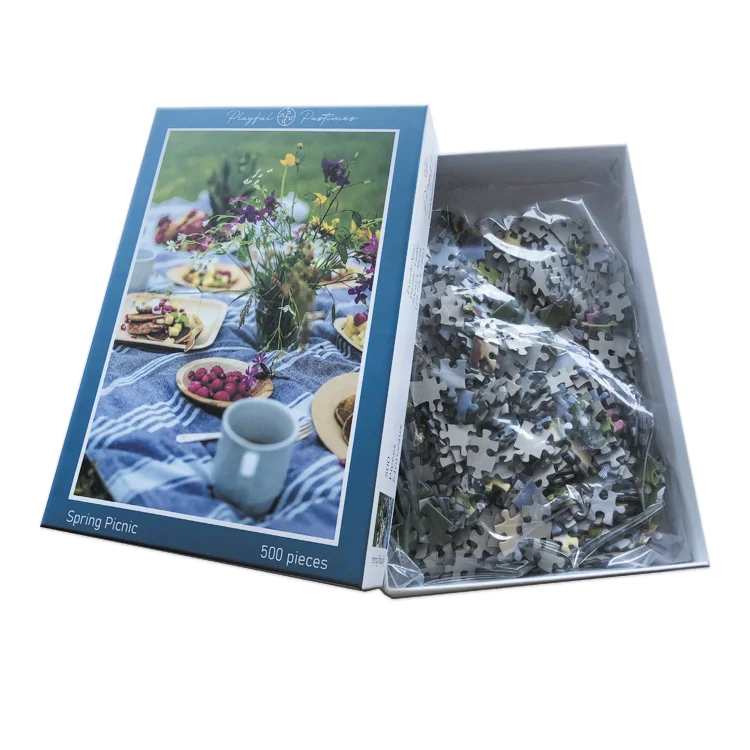 custom design 500 pieces Jigsaw Puzzle with poster