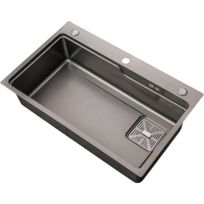 Single Bowl Restaurant SUS 304 Stainless Steel Washing Sink for Kitchen
