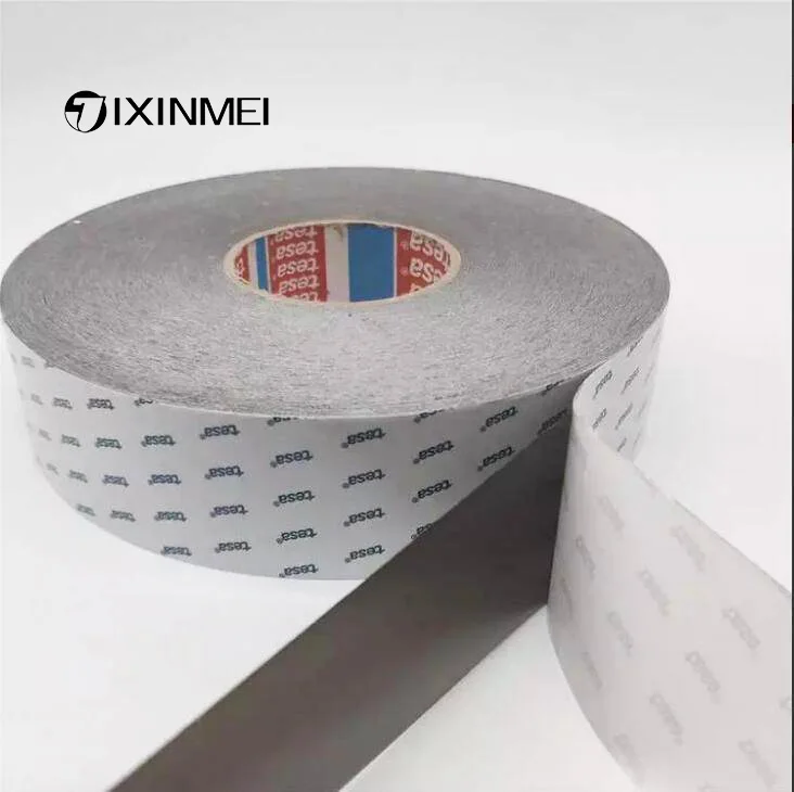 tesa 60254 double sided 0.1mm grey Excellent electrical conductivity electrically conductive woven tape