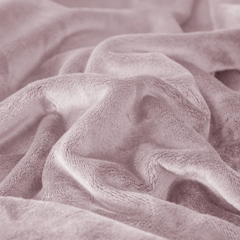 Super Soft Blanket 100% Polyester Cozy and Comfy Oversized White Fleece Blanket Huge Big Sherpa-lined Micro Mink Blanket