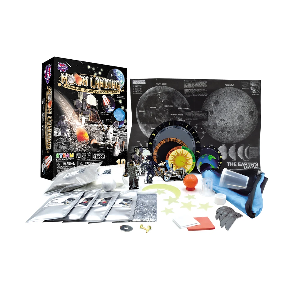 Big Bang Science Moon Landing Science DIY Craft Kit STEM Science Toys for Teens and Children Boys and Girls