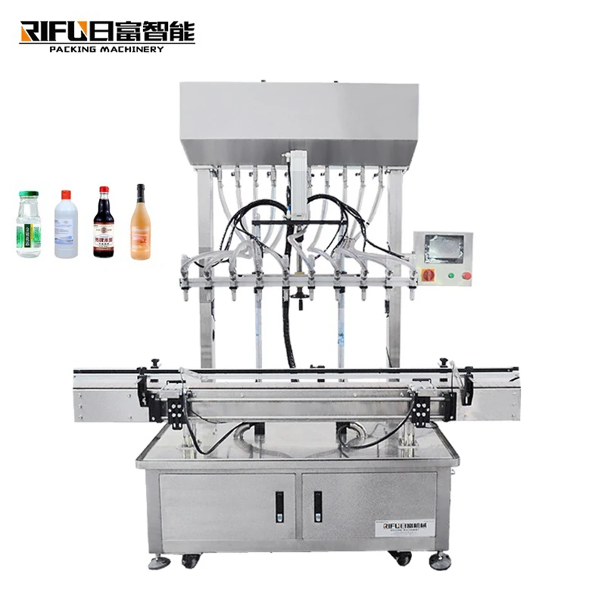 Hand Sanitizer Alcohol Gel Filling Machine Liquid Linear Gravity Bottle Filler Filling Capping Labeling Line