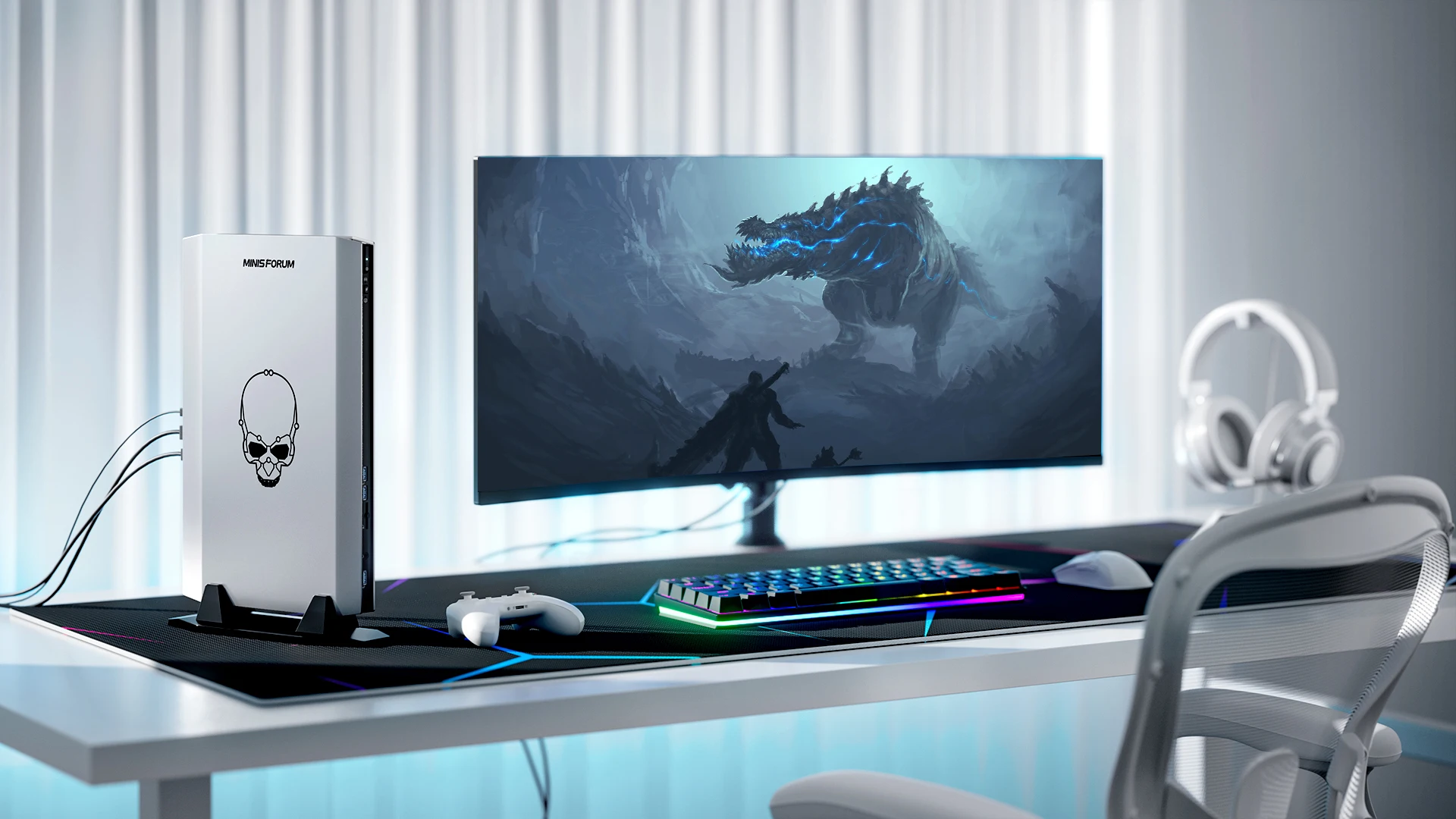 MINISFORUM NUCXI5 Intel Core i5 11th Generation Mini Computer 6 Cores 12 Treads M.2 PCle SSD Wins 11 Gaming Mini PC