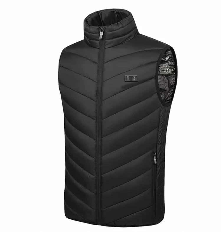 Battery Heated Winter Unisex Vest Dual Control Zone 17 Heated Vest Heating Thermal Clothing Lightweight Vest