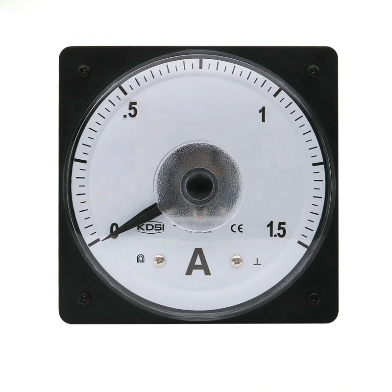 CE certificate LS-110 DC1.5A wide angle dc panel analog ampere indicator