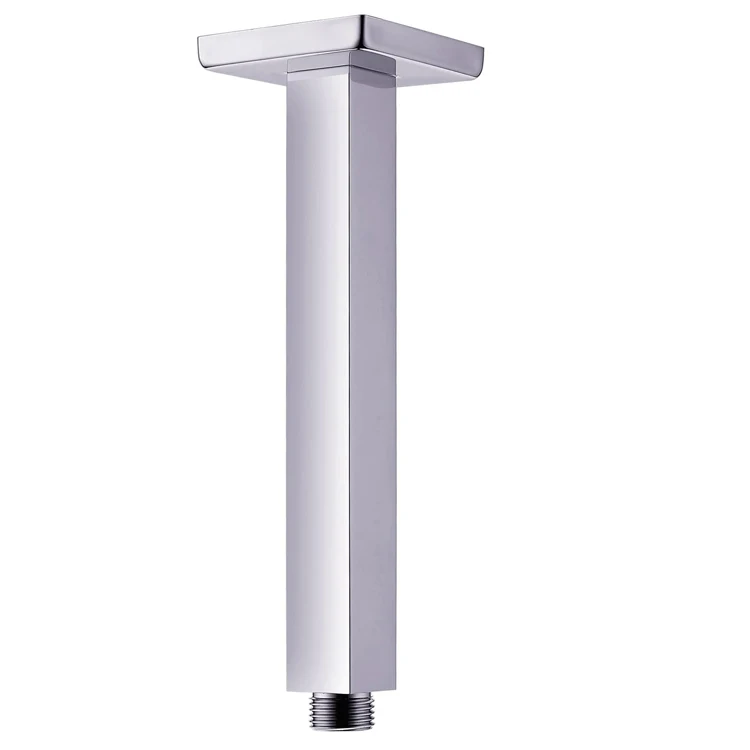 Bathroom Rainfall Shower Head Stainless Steel Ultra-thin Shower Heads Chrome Finish Round & Square Rain Shower Kit