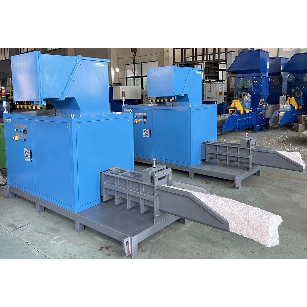 EPS Polystyrene Foam Recycling Cold Compactor / EPS Densifier Styrofoam Compactor Machine