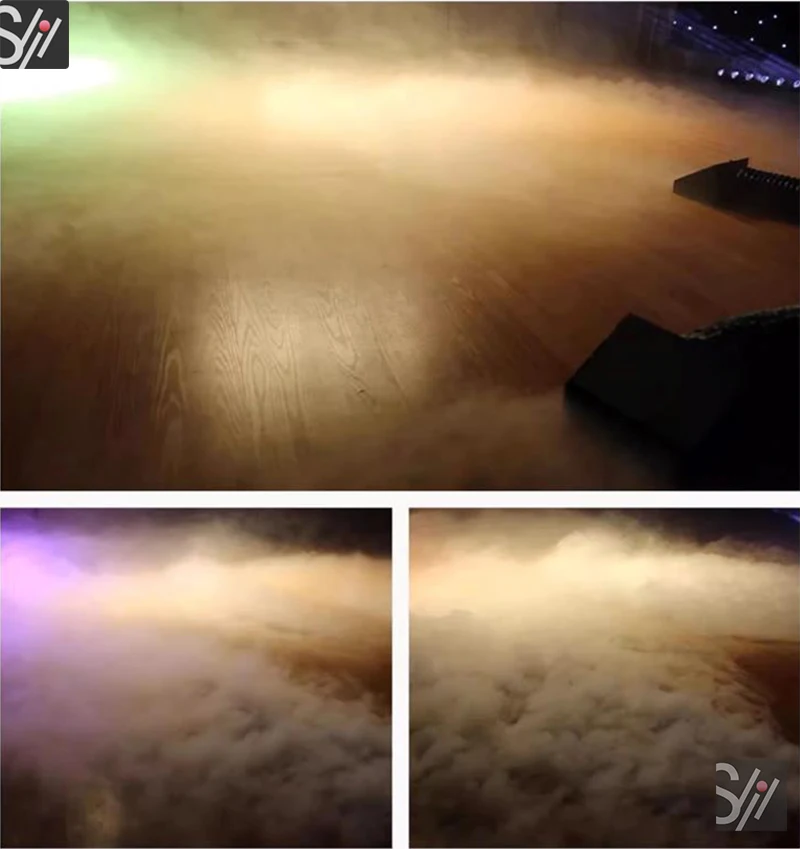 Stage effect equipment dmx 4000w three tube water fog machine for wedding party concert water low fog machine 4000W