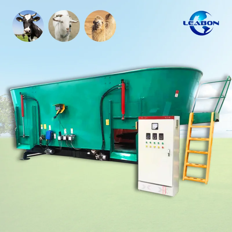 10M3 Vertical Tmr Feed Mixer Special For Cattle And Sheep Feed Mixer In Agricultural Breeding Farm price for sale