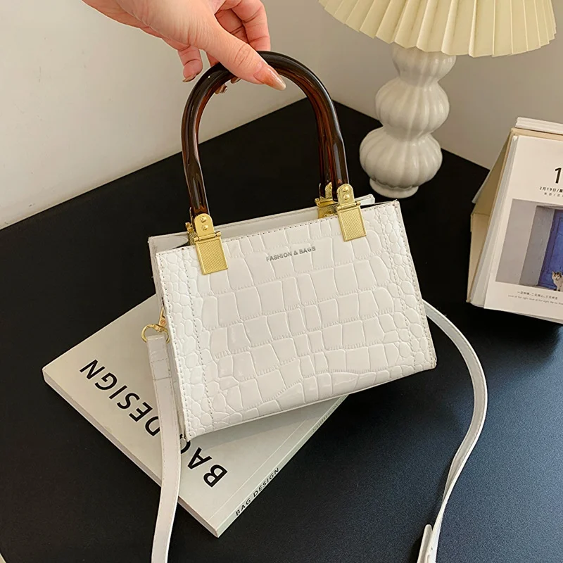 Summer Trendy New Handbags 2023 Light Ladies Leather Bags Small Jelly  Ladies White Purses and Handbags For Women
