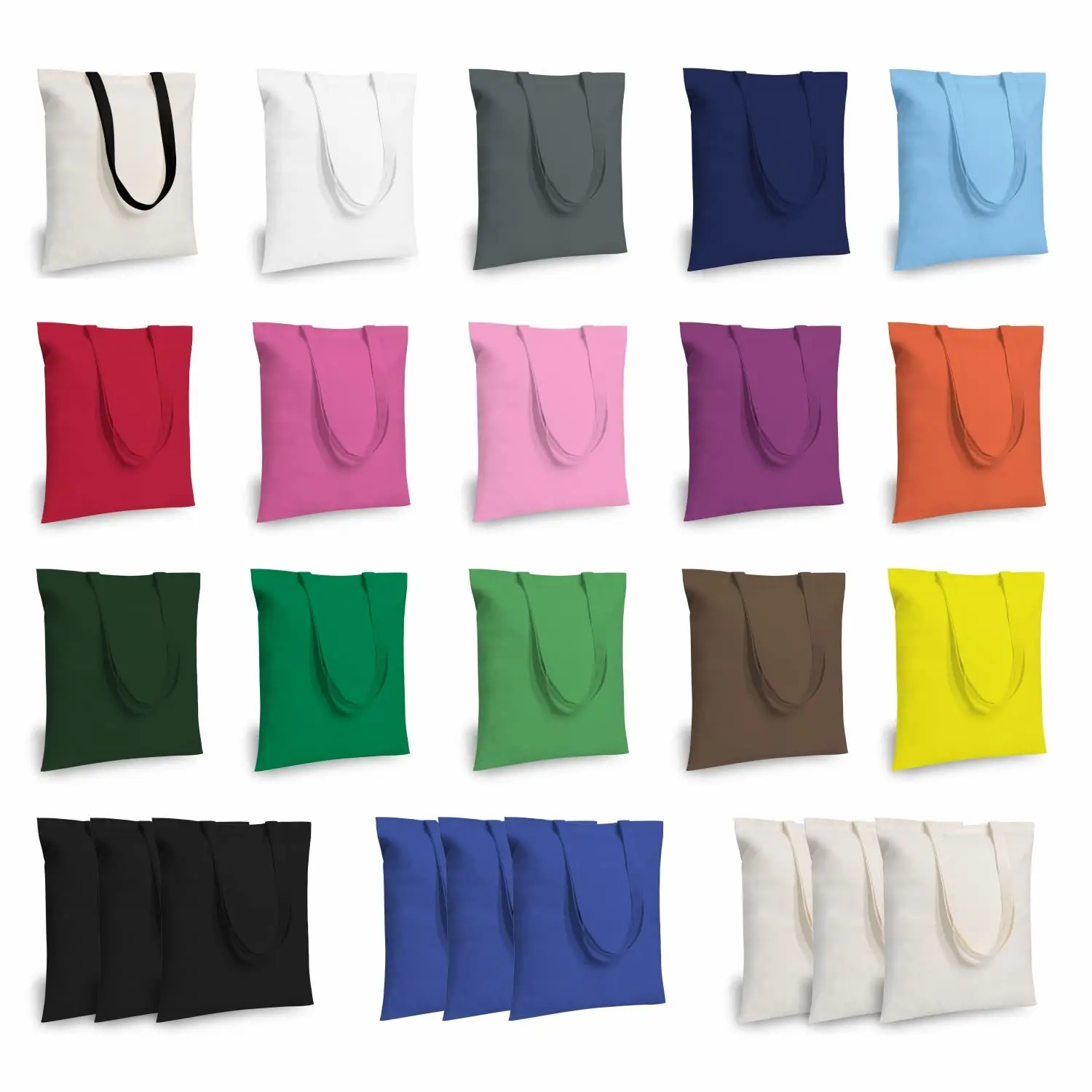 2023 Custom Top Quality Canvas Cotton Tote Shopping Bag Calico Shopper Bags With Logo Printed