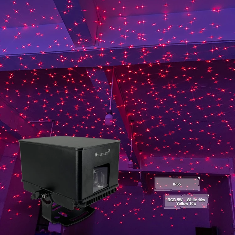 Уличный водонепроницаемый Звездный лазер RGB лазерный светильник умное освещение KTV музыка рестораны небо