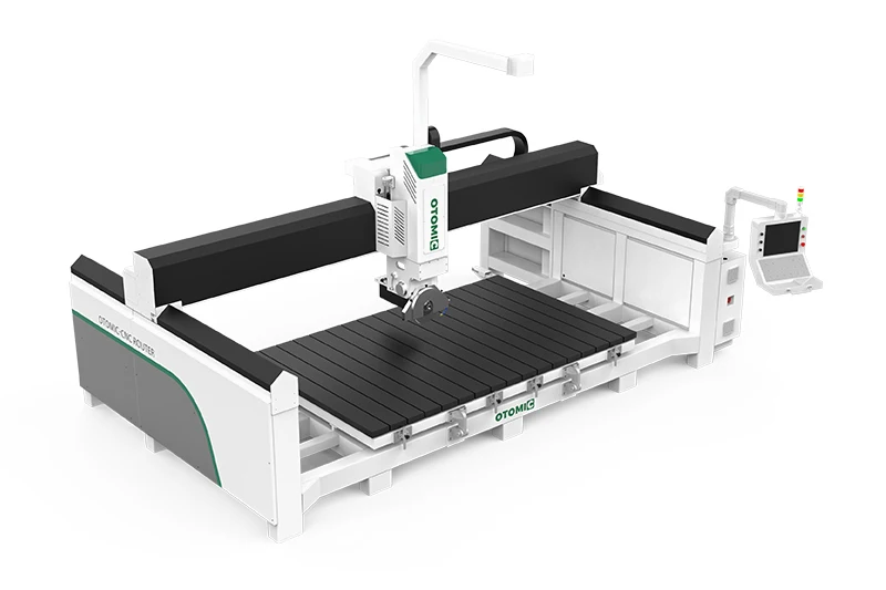 Stone Countertop Curved Edge Cutting Machine 4 Axis Stone Cutter 5 Axis Bridge Saw Cnc For Processing Flooring And Wall Tiles