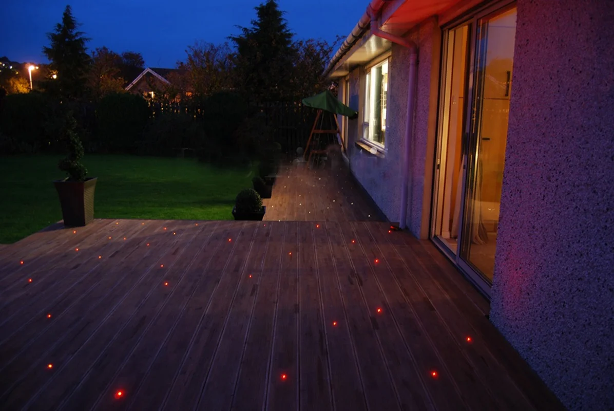 Pool Floor Internet Celebrity Ground Starry Sky Fiber Optic Lighting Kit-5W RGB Light Source +80PCS 2M End Glow Optical Fiber