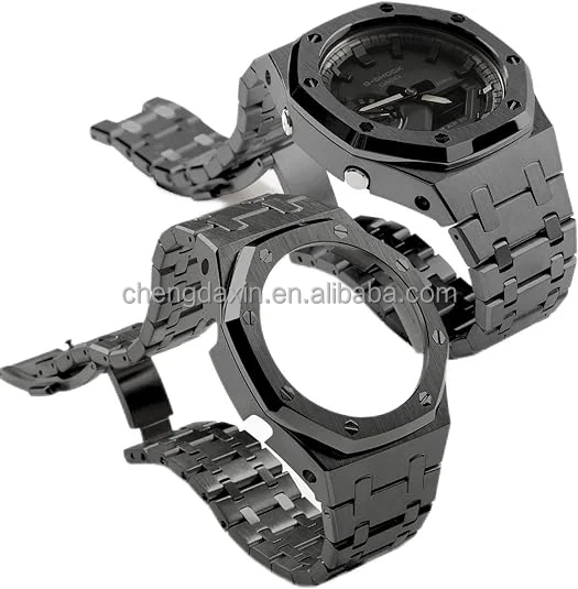 Best Selling Strap For g sh ock Replacement Accessories 5th Metal Bezel 316 stainless steel watch band for ca sio g a2100 modkit