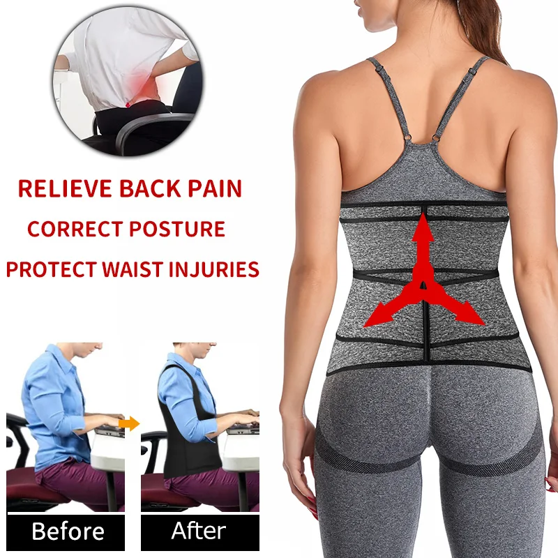 Wholesale Three Hook Body Shaper Fitness Slimming Tummy Postpartum Belt Workout Waist Trainer Corset Belt