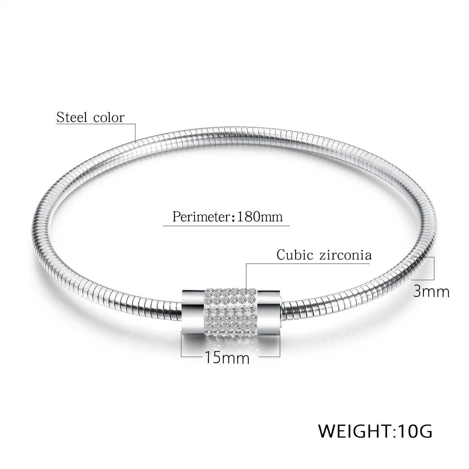 New Fashion Women Arrival Bling Bling Diamond Cz Tennis Bangle Charm Mom Loves Bracelet