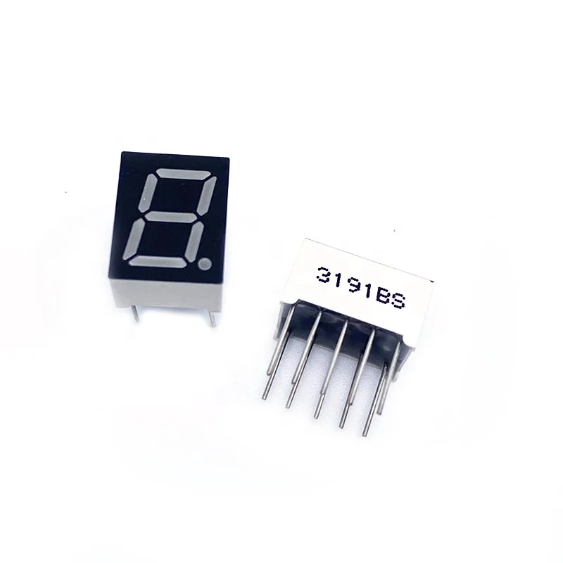 Mini Timer LED Seven Segment Display Module 0.39 Inch 1 Digit 7 Segment LED Display