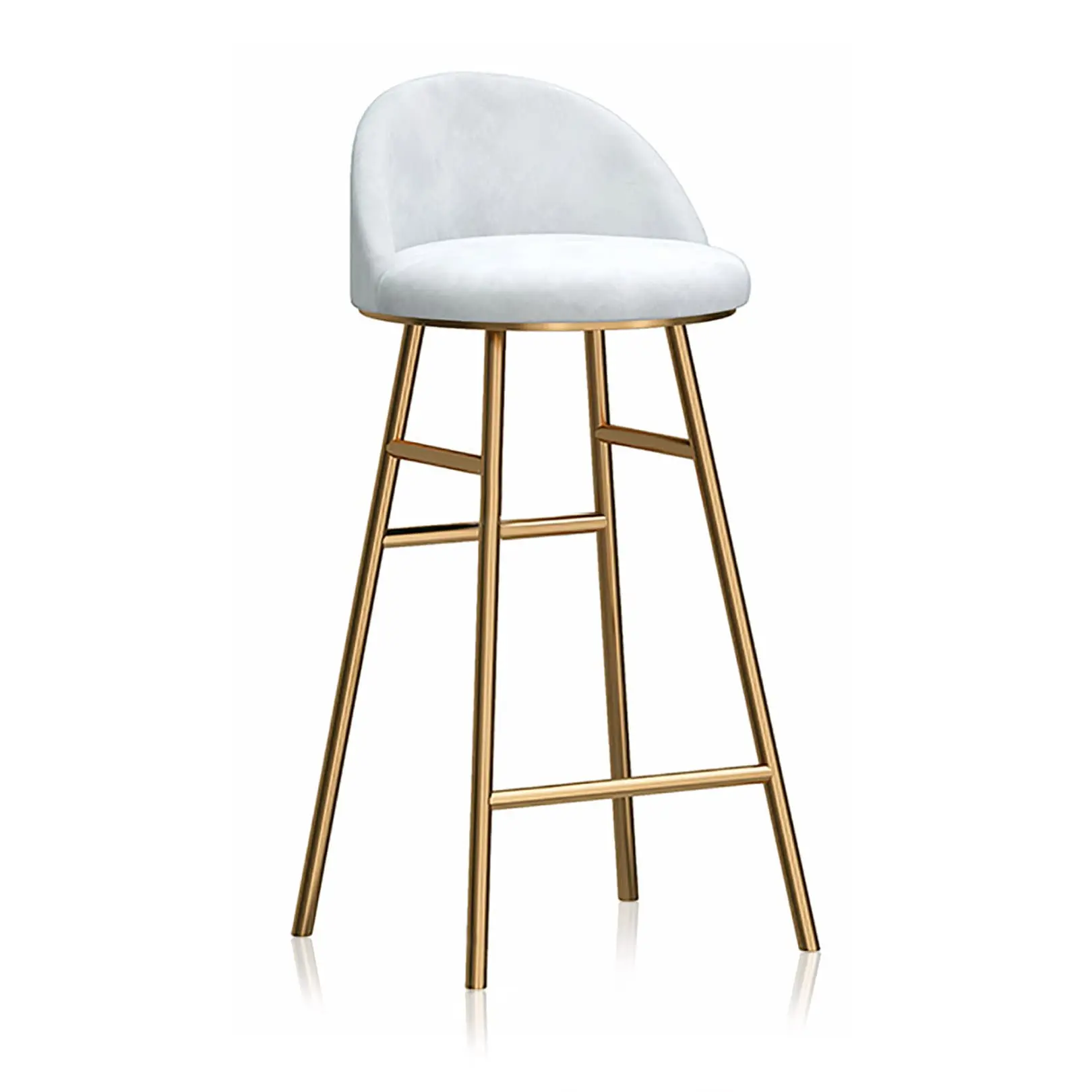Kitchen counter height bar stool Metal luxury chair high chair for bar table bar furniture