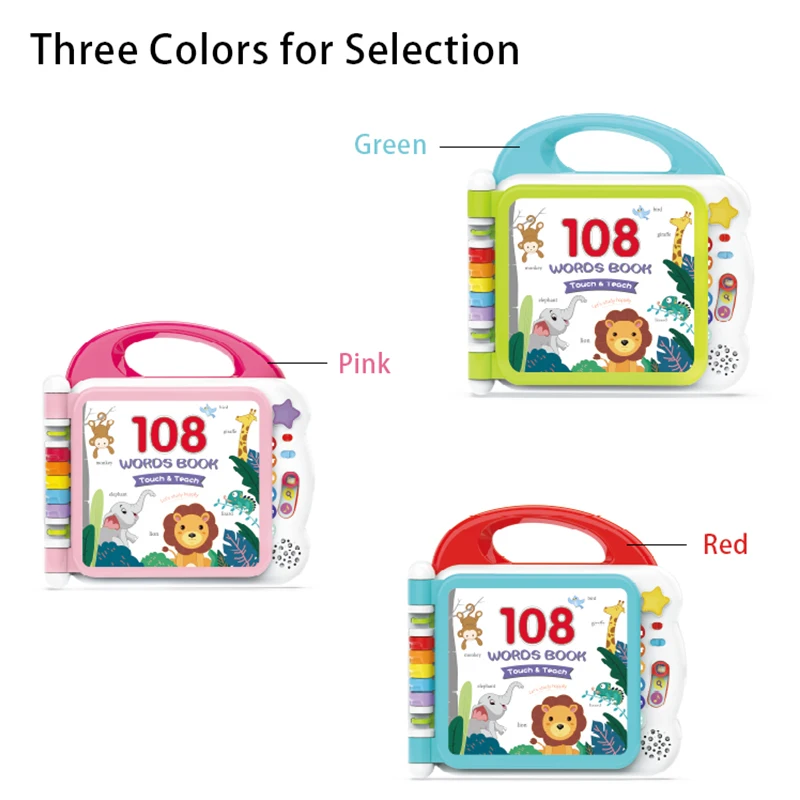 Hot Selling Children Electronic Point Reading Books Sensory Toys Early Educational Learning Machine