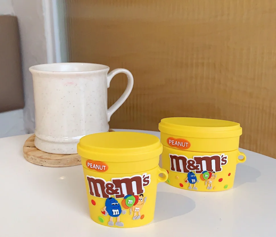 For Airpods 1 2 Pro 3 Funny Food Snacks Cartoon Package Case Cover Shell Box Collection Factory Sale