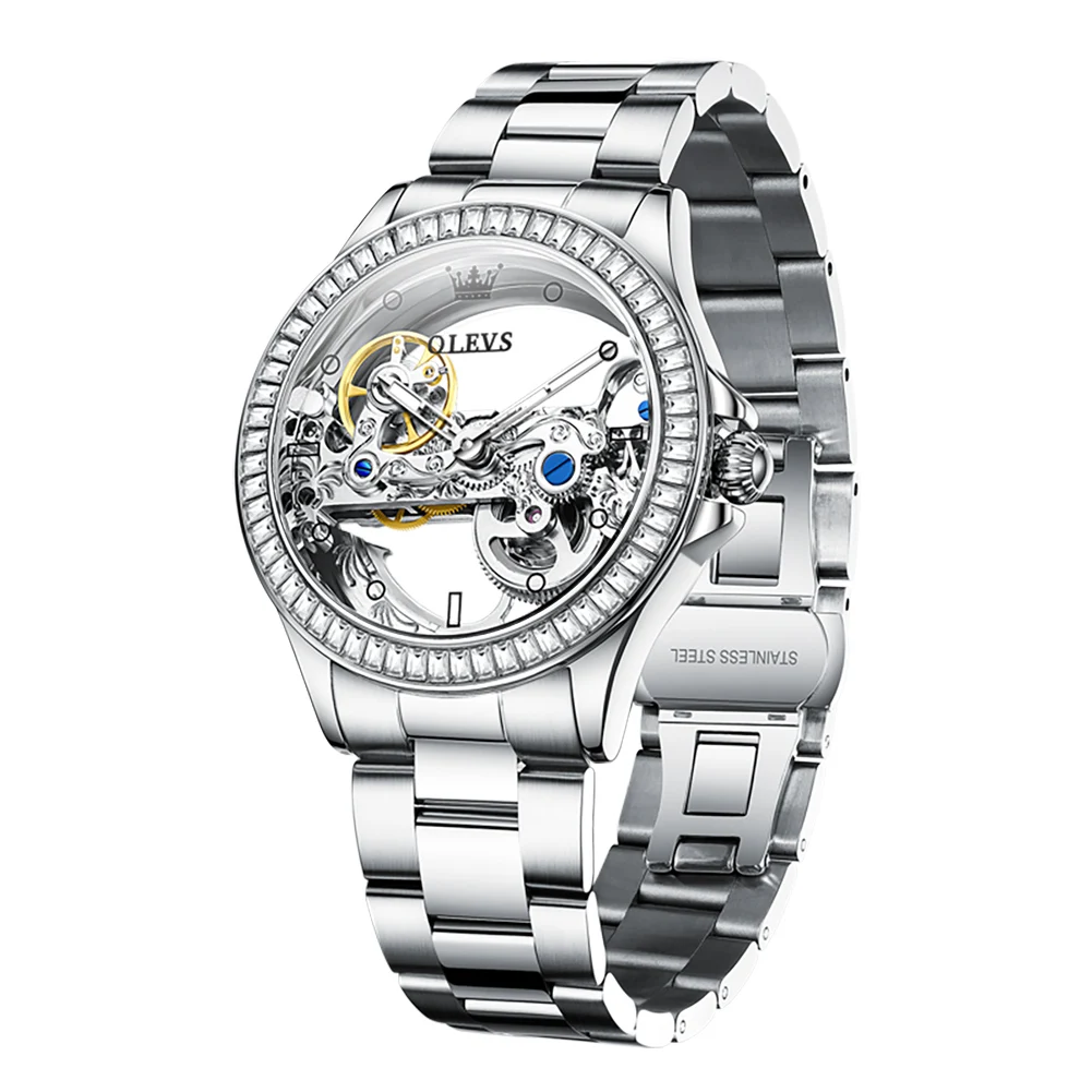 OLEVS 6699 7013 6692 6698 High Quality Oem logo Fashion Sports Luminous Multifunctional Automatic Mechanical Watch for Man
