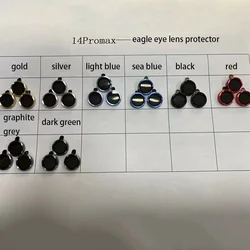 Anti Scratch 3D Colorful Camera Protector for iphone 14 iphone 13Promax de camera for iphone