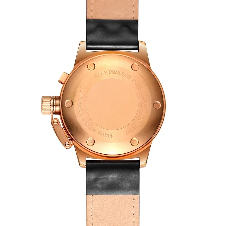 High grade 316L steel watches hook crown wrist watches men sapphire coated crystal lens watches