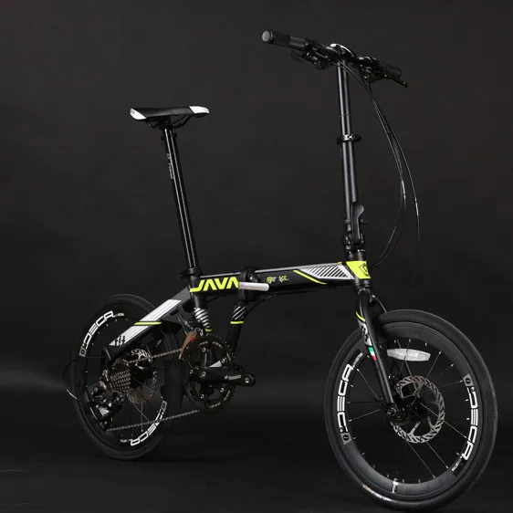 Горячая Распродажа JAVA FIT-18S-D 18 скоростей двойной дисковый тормоз 20 дюймов складной велосипед BMX