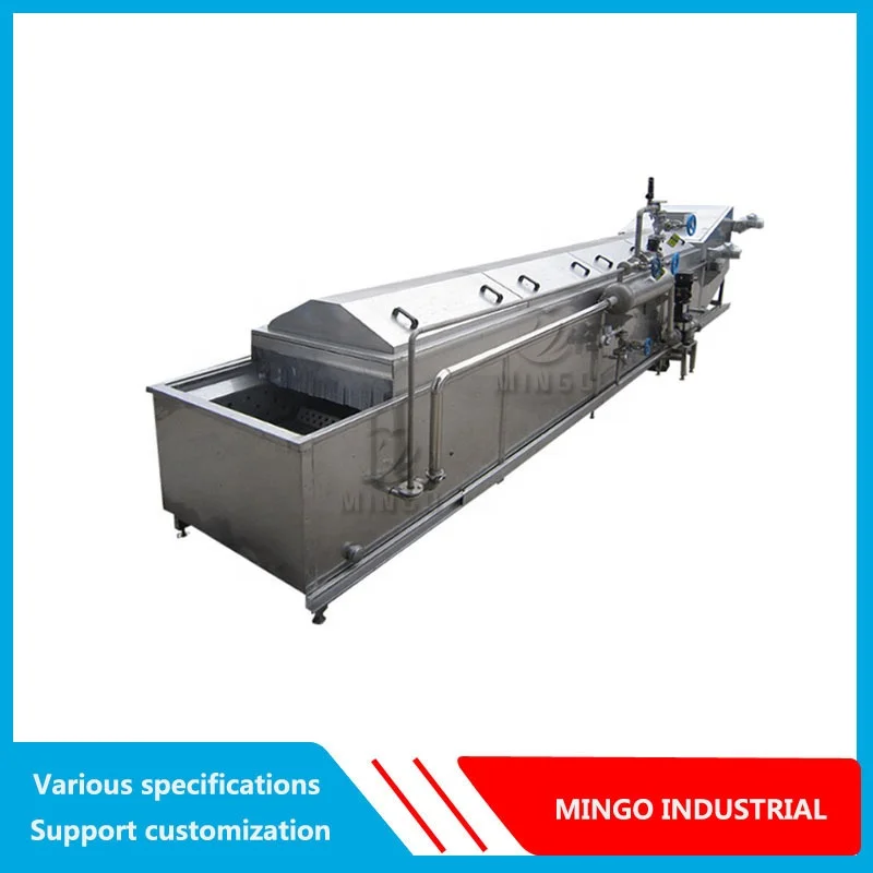 
Glass Bottles Pet Bottles Continuous Spray Tunnel Pasteurizer 