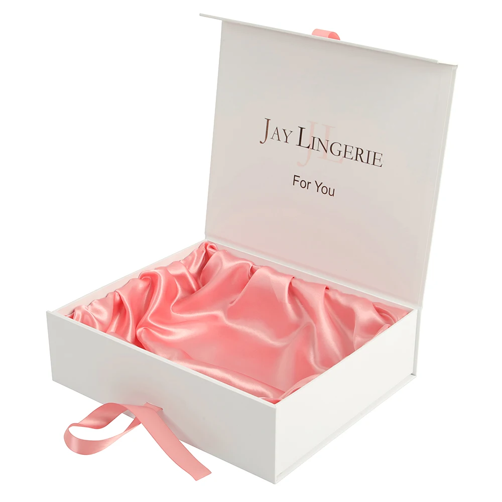 WALKIN wholesale Custom Rectangle Lingerie Gift Packaging Boxes luxury Paper Box For Lingerie