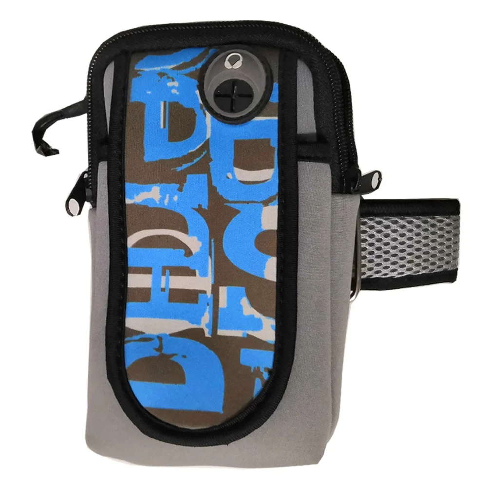 Top sell Customized Logo Neoprene Magic Sticky Running Traveling Storage Mobile Phone Arm Sport Bag