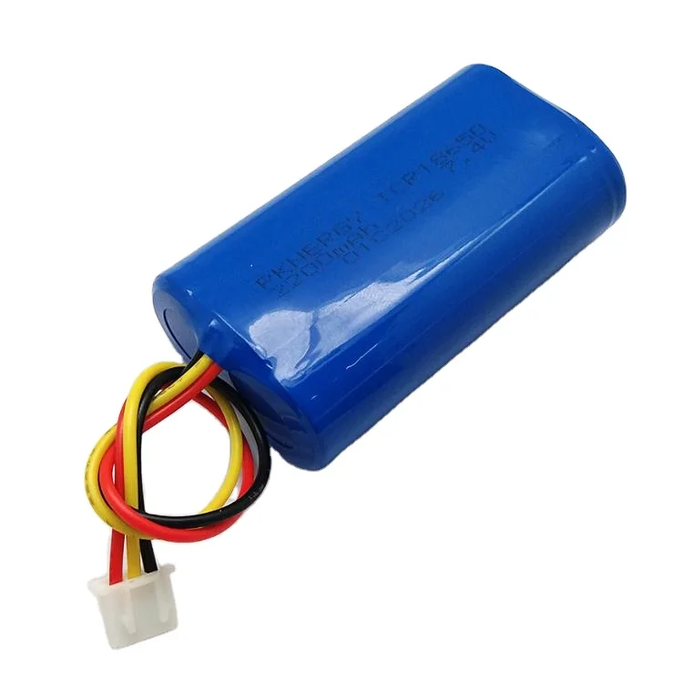 li-ion battery pack 7.4V 2200mah 2600mah 3000mah icr18650 lion battery for electric power systems