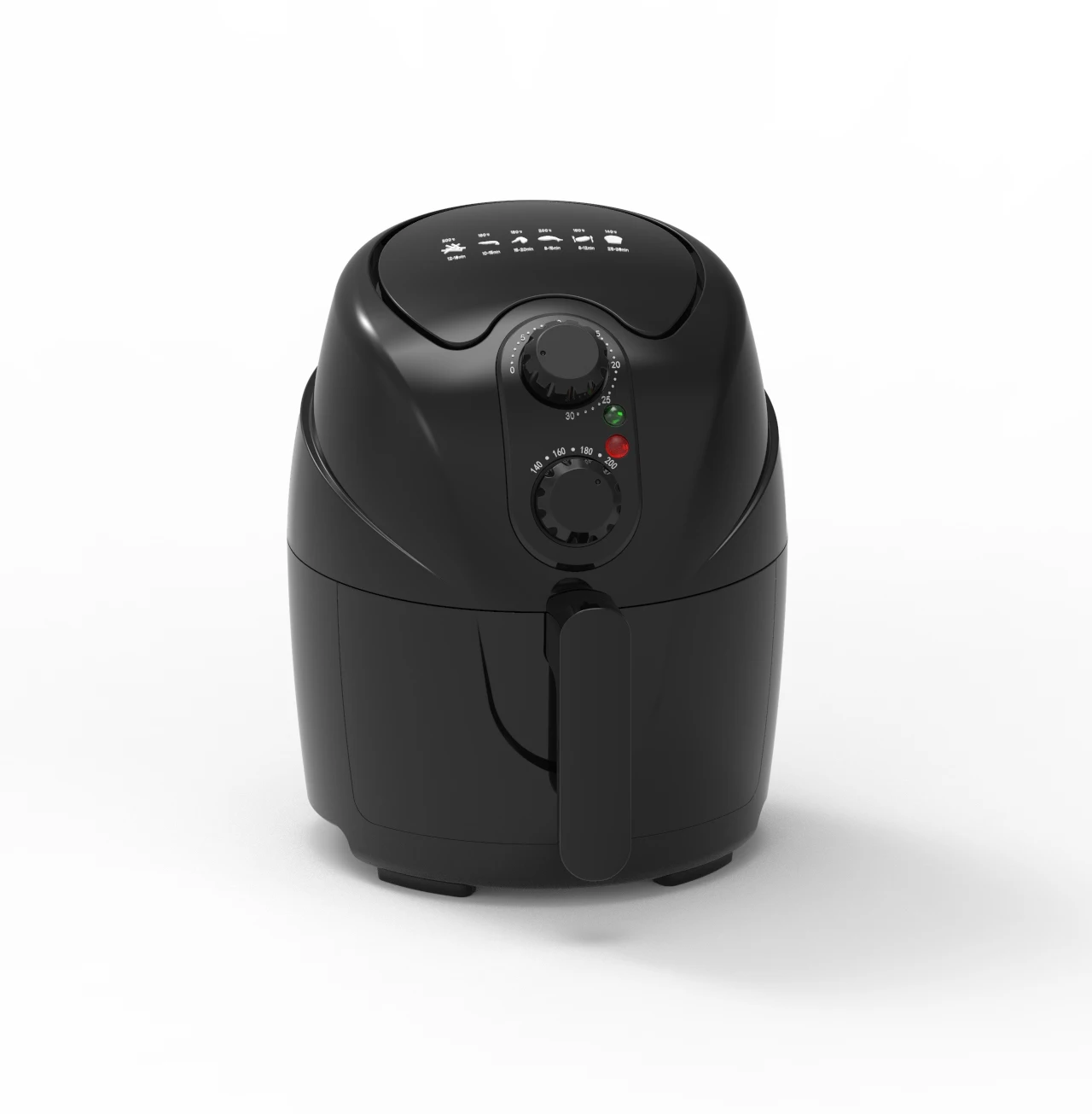 Мини малой мощности аксессуары для кухни 2l цифровой электрические фритюрницы воздуха фритюрница с двумя решетками