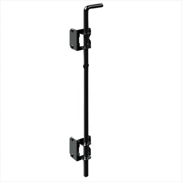 Black Heavy Duty Cane Door Drop Bolt Latch Gate Lock Fence Door Bolt Door