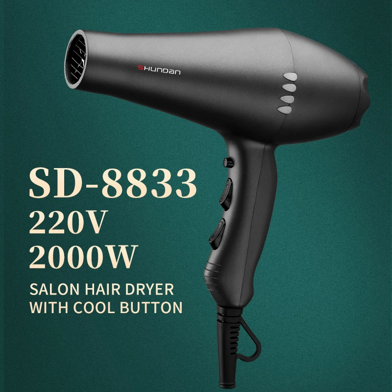 2000W Custom High-power Pofessional Salon Hair Dryer  AC Motor Salon Ionic Hair Dryer
