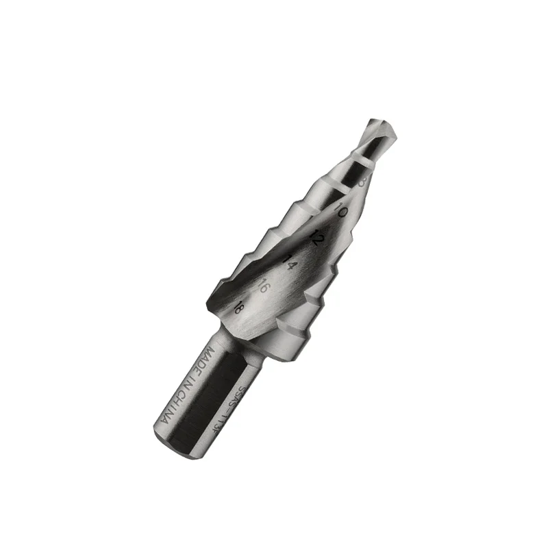 High Quality M35 HSS Spiral Step Drill Bit Set 6mm Diameter Double SDS Plus Carbide Material Masonry Plastic Metal Marble