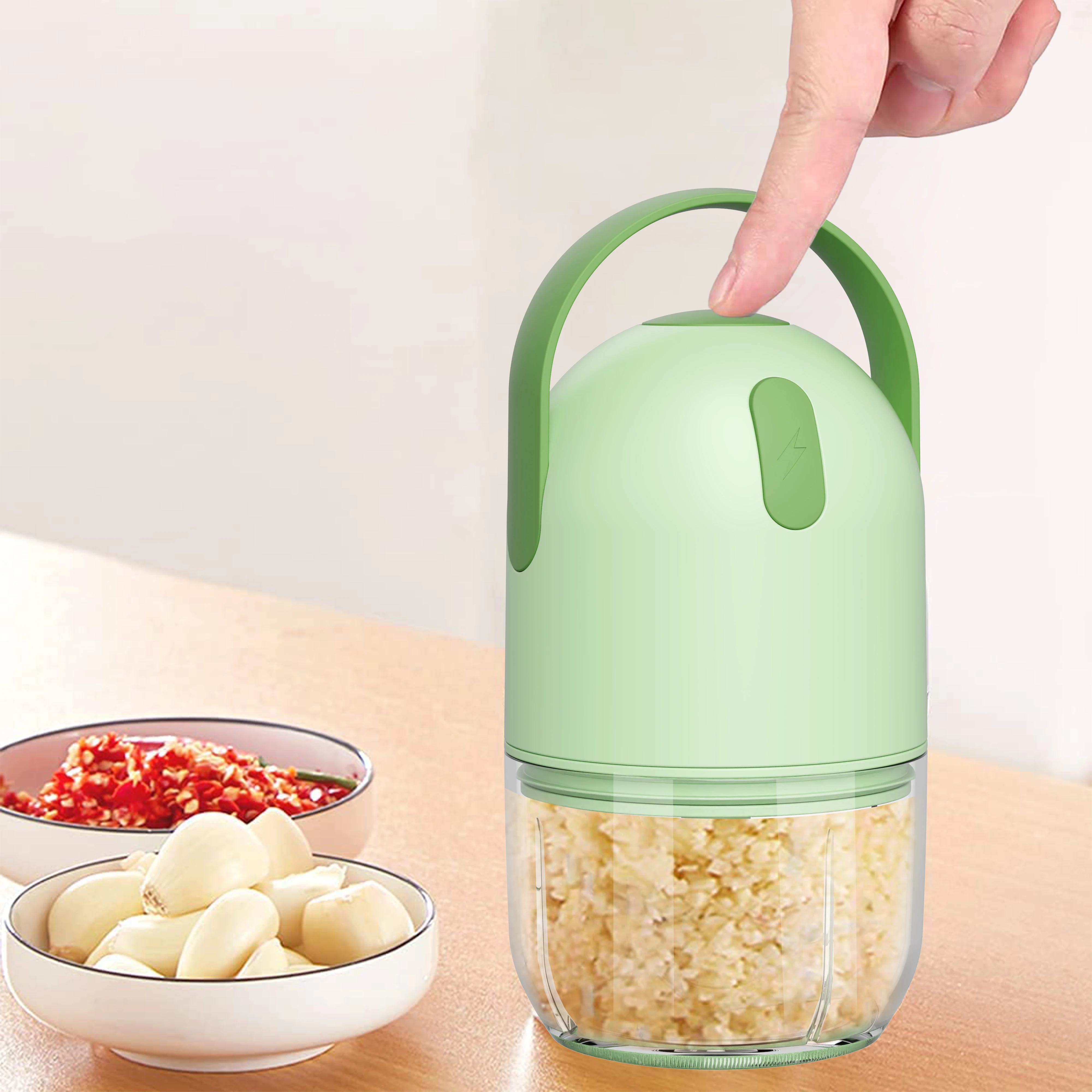 Fruit&vegetable Tools Mini Usb Electric Garlic Chopper Food Chopper Mincer With Usb Cable