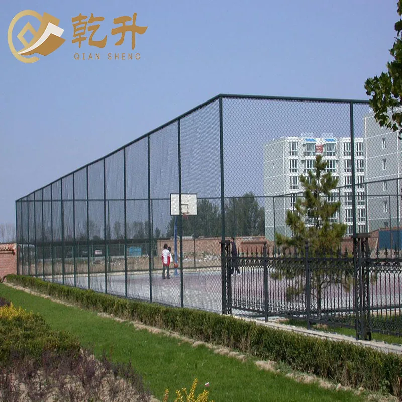 Wholesale Price Machine Making Commercial 8 Foot  9 Gauge PVC Chain Link Wire Mesh Fence Rolls With Fittings