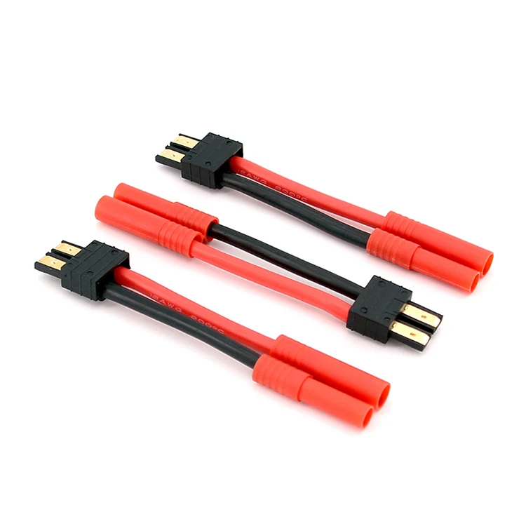 TRX Female Male to HXT 4mm Bullet Banana Plug Connector Cable With 12AWG Silicone Wire for RC Parts