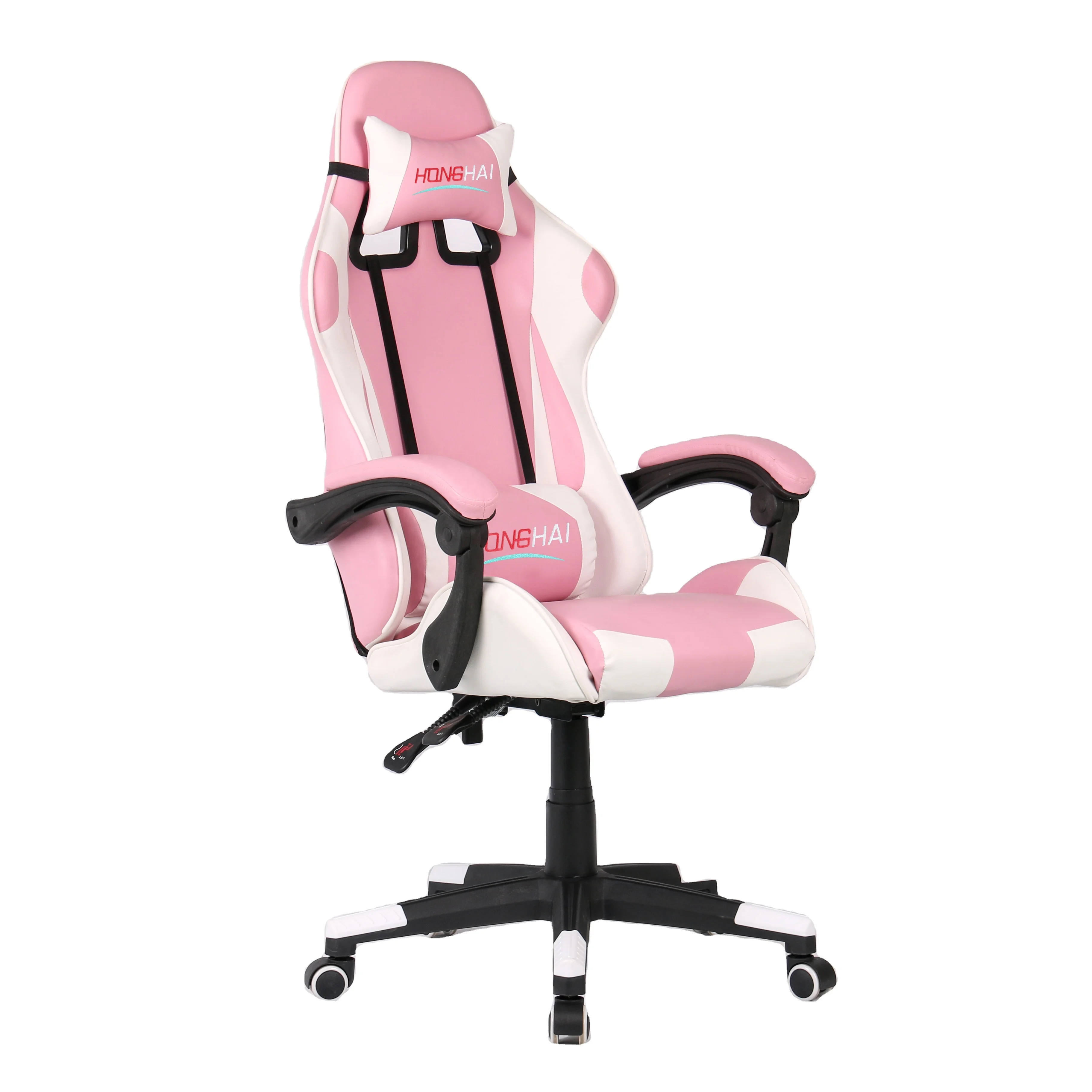 New High Back Racing Car Style Bucket Seat Office pink gaming chair