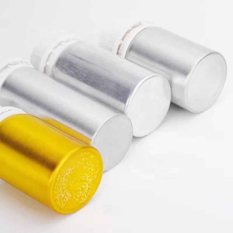 Factory wholesale aluminum essential palm oil bottles perfume 250 300 400 500 1100ml 1 liter with anti-theft Cover