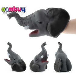 Animals hand toys pretend kids play puppet elephant