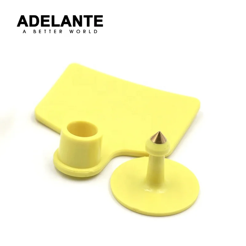 ADELANTE Manufacturer Wholesale RIF07 RFID Large Size Domestic Animal earing Identification Sheep Pig Cattle Cow Eartag Ear Tags