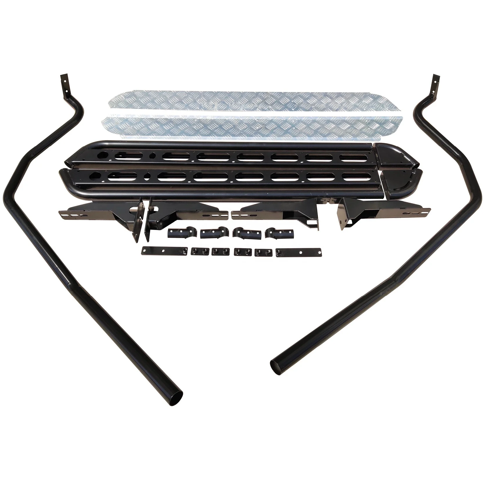 4X4 Pickup Accessories For Toyota Land Cruiser LC 76 78 79 Series Side Step With brush