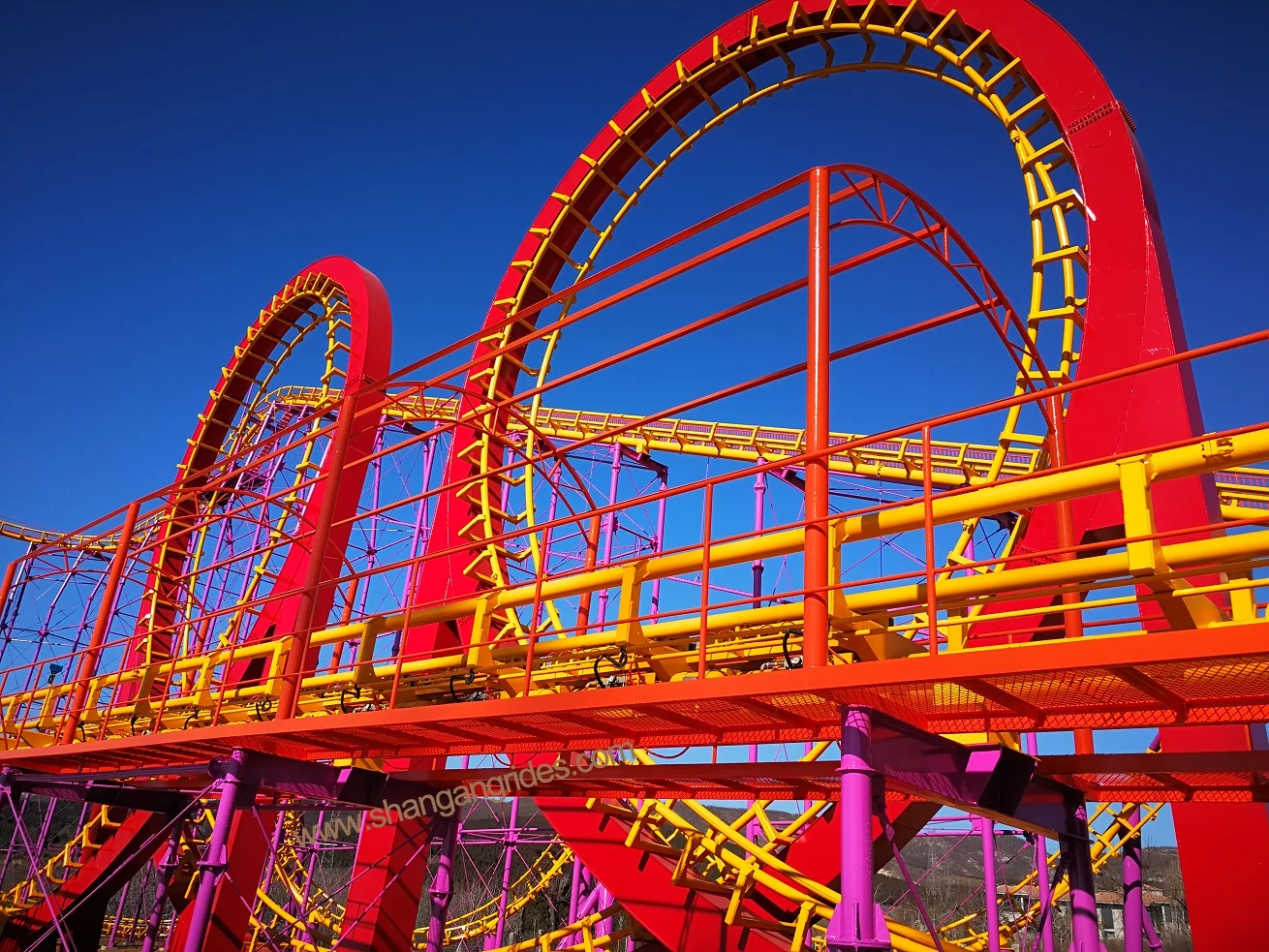 
Family amusement new cheap roller coaster park attraction rides 