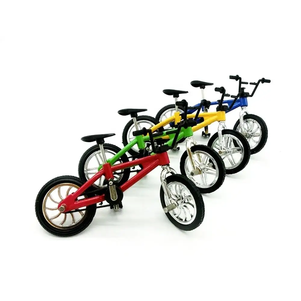 Wholesale cheap alloy material mountain bike mini model finger bmx bike toys Creative Game Toy