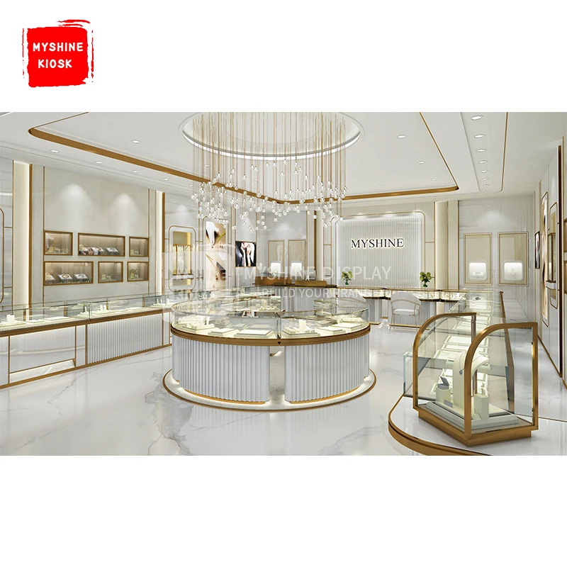 Free Design Service 3D Rendering Jewellery Shop Design Jewelry Shop Interior Design Jewelry Packing Display Jewelry  Cabinet